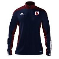 adidas County Galway GAA Mi Team 14 Quarter Zip - Youth - New Navy/Cardinal/White