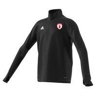 adidas County Tyrone GAA Tiro 17 Training Top - Youth - Black/Dark Grey/White