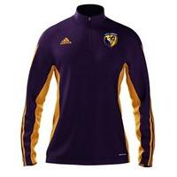 adidas County Wexford GAA Mi Team 14 Quarter Zip - Youth - Collegiate Purple/Collegiate Gold