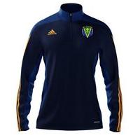 adidas County Roscommon GAA Mi Team 14 Quarter Zip - Youth - New Navy/Cobalt/Collegiate Gold