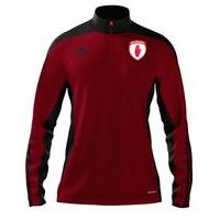 adidas county tyrone gaa mi team 14 quarter zip youth university redbl ...