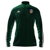 adidas County Ireland GAA Mi Team 14 Quarter Zip - Youth - Forest Green/Twilight Green/White