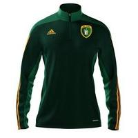 adidas County Meath GAA Mi Team 14 Quarter Zip - Youth - Forest Green/Twilight Green/Collegiate Gold