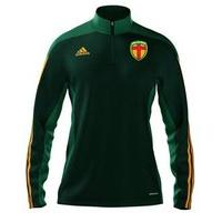 adidas County Donegal GAA Mi Team 14 Quarter Zip - Youth - Forest Green/Twilight Green/Collegiate Gold