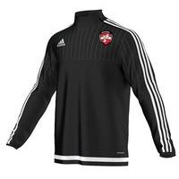 adidas County Derry Tiro 15 Quarter Zip - Youth - Black