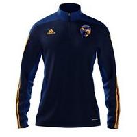 adidas County Longford GAA Mi Team 14 Quarter Zip - Youth - New Navy/Cobalt/Collegiate Gold