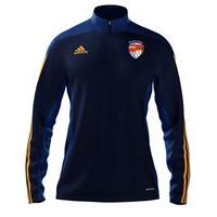 adidas County Tipperary GAA Mi Team 14 Quarter Zip - Youth - New Navy/Cobalt/Collegiate Gold