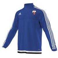 adidas County New York Tiro 15 Quarter Zip - Youth- Royal