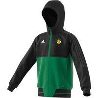 adidas County Offaly GAA Tiro 17 Presentation Jacket - Youth - Black/Green