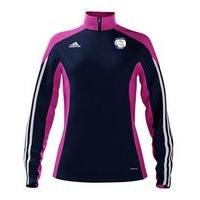 adidas County Waterford GAA Mi Team 14 Quarter Zip - Womens - New Navy/Intense Pink/White