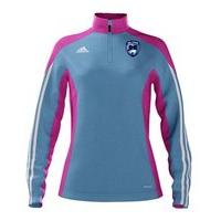 adidas county dublin gaa mi team 14 quarter zip womens light bluewhite ...