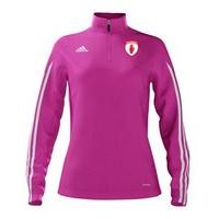 adidas County Tyrone GAA Mi Team 14 Quarter Zip - Womens - Intense Pink/White