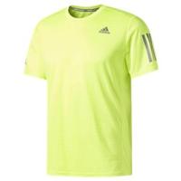 adidas response short sleeve running tee mens solar yellowblack