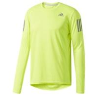 adidas Response Long Sleeve Tee - Mens - Solar Yellow