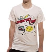 Adventure Time - Algebraic Men\'s Large T-Shirt - White