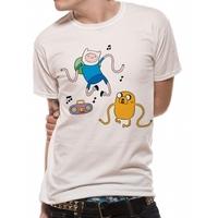 adventure time radio mens x large t shirt white