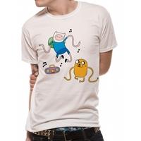Adventure Time Radio Men\'s Large T-Shirt - White