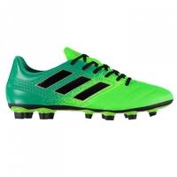 Adidas X 17.4 FG Mens Football Boots (Solar Green-Black)