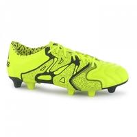 Adidas X 15.1 Leather FG Mens Football Boots (Solar Yellow)