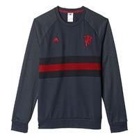 Adidas Mens Manchester United Fanwear Crew Sweatshirt