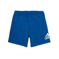 adidas performance logo fleece shorts