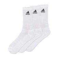 adidas Pack of 3 White Crew Socks