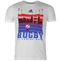 adidas Rugby London Tee Shirt Mens