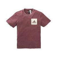 adidas essential chest logo t shirt