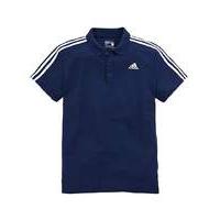 adidas navy essentials polo