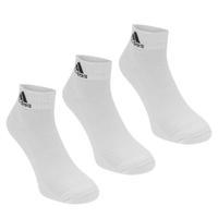 adidas 3 Pack Quarter Sock