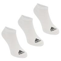 adidas 3 Pack No Show Socks