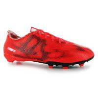 adidas F10 FG Mens Football Boots (Red-White-Black)