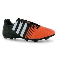 adidas nitrocharge 30 fg mens football boots black white flash