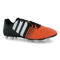 adidas Nitrocharge 4.0 FG Mens Football Boots (Black-White-Flash)