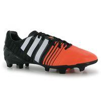 adidas nitrocharge 20 fg mens football boots black white flash
