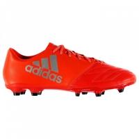 adidas x 163 leather fg mens football boots solar red