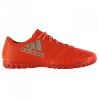 Adidas X 16.3 Leather Mens Astro Turf Trainers (Solar Red)