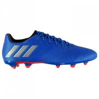 adidas messi 163 fg mens football boots shock blue