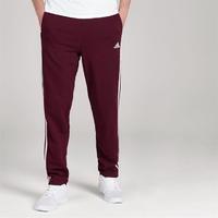 adidas Essentials 3 Stripe Tapered Jogging Bottoms Mens