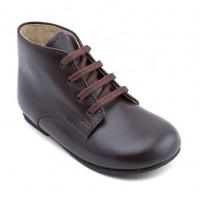 adam brown leather lace up classic boots