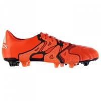 Adidas X 15.1 Leather FG Mens Football Boots (Bold Orange)