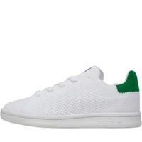 adidas Originals Junior Stan Smith Primeknit Trainers White/White/Green