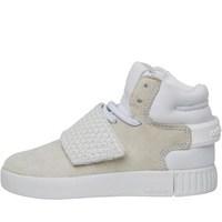 adidas originals infant boys tubular invader strap trainers whitewhite ...