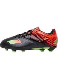 adidas Boys MESSI 15.1 FG / AG Football Boots Core Black/Solar Green/Solar Red