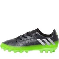 adidas junior messi 163 ag football boots dark greysilver metallicsola ...