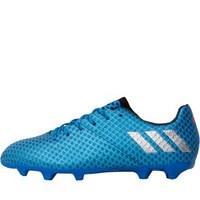 adidas Junior MESSI 16.1 FG Football Boots Shock Blue/Metallic Silver/Core Black