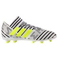 adidas Nemeziz 17.3 FG Football Boots - Youth - Footwear White/Solar Yellow/Core Black