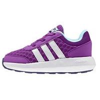 adidas Cloudfoam Race Infants Trainers - Girls - Shock Purple/White