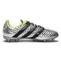 adidas Ace 16.3 Jr FG Football Boots - Youth - Silver Met/Core Black/Solar Yellow