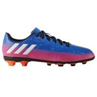 adidas Messi 16.4 FxG Football Boots - Youth - Blue/Footwear White/Solar Orange